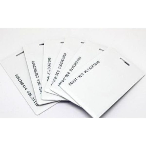 CARTE PVC RFID 125KHZ TK4100/CODE IMPRIME