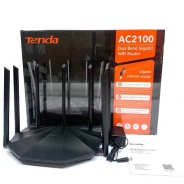 MODEM ROUTEUR DOUBLE BANDE AC2100 7 ANTENNES AC23 TENDA