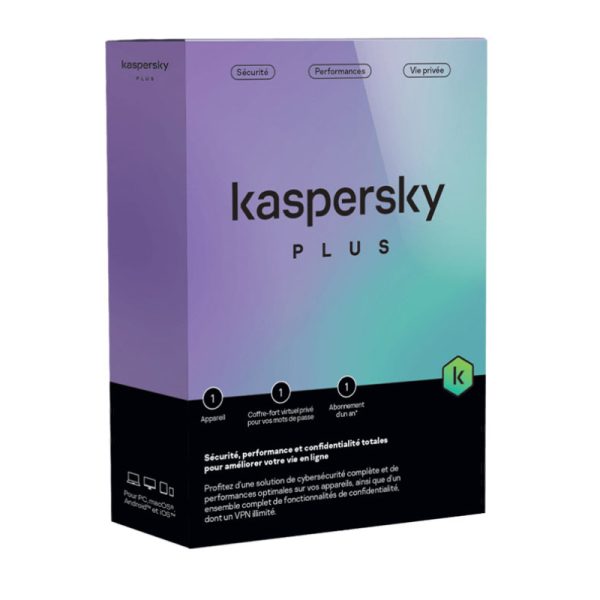 ANTI-VIRUS CD PLUS 1 POSTE KASPERSKY